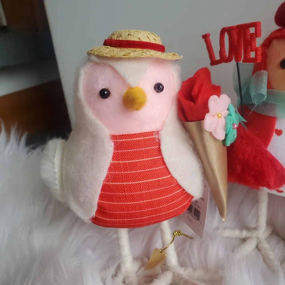 NWT Target 2023 Spritz Valentines Birds - Set of 4